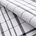 Ściereczka kuchenna 50x70 cm bawełniana kolor biały ,stalowy zdobiona kratką 200 g/m2 CHECK Eurofirany