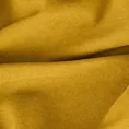 Poszewka szyta ADESSA żółta z miękkiej tkaniny o welurowej strukturze