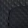 Narzuta welwetowa czarna 220x240 cm pikowana metodą hot press SOFIA 4 EUROFIRANY PREMIUM