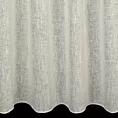 Firana szyta na flexach naturalna z delikatnej w dotyku etaminy w stylu eko z efektem kreszowania, wykończona obciążnikiem