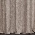 Zasłona szyta na taśmie 5 cm beżowa z tkaniny o naturalnym splocie i efektem melanżu, z dodatkiem nici metalicznej Italissima Eva Minge