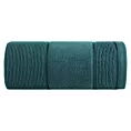Ręcznik kąpielowy 50x90 cm bawełniany kolor ciemnoturkusowy z welurową bordiurą 500 g/m2 EMMA Eurofirany