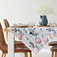 Bieżnik na stół biało, niebieski 85x85 cm wodoodporny GARDEN na taras oraz balkon