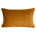 Poszewka na poduszkę 30x50 cm miodowa z miękkiej futrzanej tkaniny NINA Eurofirany