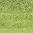 Ręcznik kąpielowy Damla z welwetową bordiurą oliwkowy 50x90 cm Eurofirany