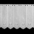 Tkanina firanowa zazdrostka z świątecznym ażurowym haftem Eurofirany