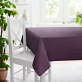 Obrus szyty ITALIA fioletowy z tkaniny welwetowej o delikatnym połysku