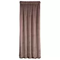 Zasłona pudrowo różowa z matowego welwetu 140x270 taśma AIR Diva Line Eurofirany