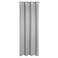 Zasłona srebrna o splocie płóciennym 140x250 cm przelotka CINDY Eurofirany