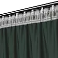 Zasłona ciemnozielona z tkaniny welurowej 420x260 cm taśma - Dora Eurofirany