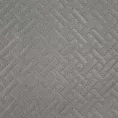 Narzuta welwetowa beżowa 200x220 cm pikowana metodą hot press wzór geometryczny LUIZ Eurofirany