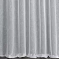Firana szyta na tunelu biała z matowej siatki o delikatnym splocie