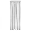 Zasłona biała z matowego welwetu 140x270 cm taśma MELANIE Eurofirany