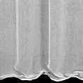 Firana biała z etaminy zdobiona taśmą dekoracyjną z wiszącymi trójwymiarowymi księżycami 140x250 cm przelotka MOON Eurofirany
