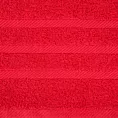 Ręcznik kąpielowy 70x140 cm bawełniany kolor czerwony z ozdobną bordiurą 500 g/m2 MILO Eurofirany