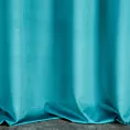 Zasłona szyta na tunelu ENYA turkusowa z miękkiej półmatowej tkaniny welwetowej