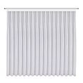 Firana biała z gładkiego mlecznego woalu wykończona szwem obciążającym VIOLET 250x250 cm flex 1:2 Eurofirany