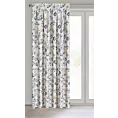 Zasłona ZOJA zaciemniająca z efektem akwarelowych kwiatów Eurofirany