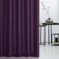 Zasłona szyta na taśmie fala fioletowa z tkaniny trudnopalnej, zaciemniającej, typu blackout