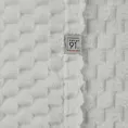 Koc  170x210 cm biały miękki w dotyku z wytłaczanym wzorem 3D CINDY 6 DESIGN 91 Eurofirany