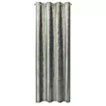Zasłona szaro, szampańska z delikatnym połyskiem z welwetu 140x250 cm przelotka MARSALA Eurofirany