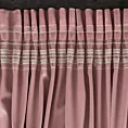 Zasłona ciemnoróżowa z tkaniny welwetowej 140x270 cm taśma ROSA Design 91 Eurofirany