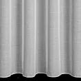 Firana szyta na taśmie fala biała z tkaniny o naturalnym splocie, typu ETAMINA, wykończonej obciążnikiem