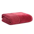 Ręcznik do rąk 30x50 cm bawełniany kolor bordowy z welwetową bordiurą 550 g/m2 ARIA Eurofirany