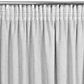 Zasłona srebrna w stylu eko 140x270 taśma ERIS Eurofirany