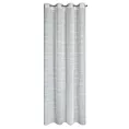 Firana szara z efektem deszczyku w poprzeczne prążki 140x250 cm przelotka ARIA Eurofirany