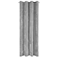 Zasłona szara z szenilowej tkaniny 140x250 cm przelotka - NILO Eurofirany