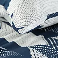 Pościel 160x200 cm bawełniana kolor biały, granatowy z nowoczesnym wzorem PALERMO 4 Terra Collection Eurofirany