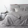Pościel 140x200 cm gładka z makosatyny bawełnianej kolor jasnoszary DELIA Reina Line Eurofirany