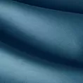 Prześcieradło bez gumki 160x210 cm z satyny bawełnianej kolor ciemnoniebieski 125 g/m2 DINA Diva Line Eurofirany