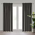 Zasłona zaciemniająca grafitowa 135x270 cm taśma - PARISA Eurofirany