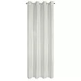 Zasłona biało, szampańska z błyszczącym wzorem z tkaniny typu blackout 140x250 cm przelotka OLETA  Eurofirany