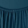 Prześcieradło jersey z gumką 220x200 cm z bawełny kolor granatowy 140 g/m2 ADELA Eurofirany