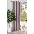 Zasłona wrzosowa z tkaniny welurowej 420x260 cm przelotka - Dora Eurofirany