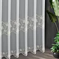 Tkanina firanowa, matowa, lekka, zdobiona haftem,Eurofirany