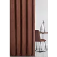 Tkanina zasłonowa miękka gładka o zamszowym chwycie Eurofirany