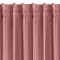 Zasłona różowa z matowego welwetu 140x300 cm taśma imintująca flex MADLEN Eurofirany