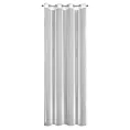 Firana biała z gładkiej tkaniny o strukturze drobnej siateczki 140x250 cm przelotka TAMINA Eurofirany