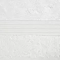 Ręcznik do rąk 30x50 cm bawełniany kolor biały zdobiony bordiura w paski 550 g/m2 AURA Eurofirany