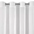 Firana biała z gładkiego matowego woalu 350x250 cm przelotka LUCY Eurofirany