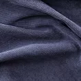 Zasłona granatowa o strukturze sztruksu 140x250 cm przelotka JULIE Eurofirany