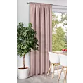 Zasłona różowa z tkaniny welurowej 420x260 cm tunel Dora Eurofirany