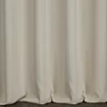 Zasłona szyta na taśmie fala kremowa z miękkiej tkaniny z efektem melanżu