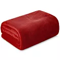 Koc  150x200 cm bordowy miękki i delikatny w dotyku jednokolorowy koc SIMPLE 1 Eurofirany