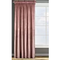 Zasłona ciemnoróżowa z tkaniny welwetowej 135x300 cm taśma ROSA Design 91 Eurofirany