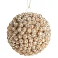 Dekoracyjna bombka choinkowa zdobiona wypukłym wzorem Eurofirany